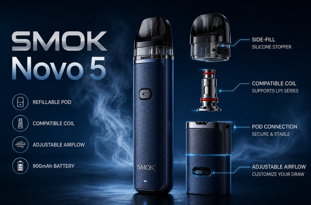 SMOK Novo 5 Review: 7 Powerful Reasons Users Happily Love It SMOK Novo