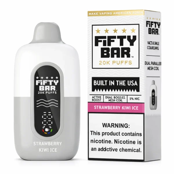fifty bar 20k stawberry kiwi ice