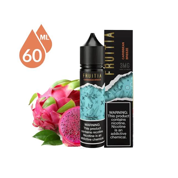 fruitia e liquids 60ml fruitia 60ml, caribbean breeze (3mg) (1)