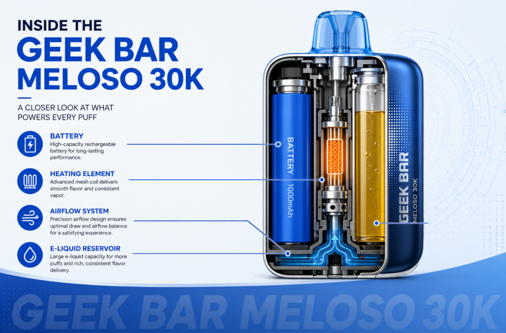 Geek Bar Meloso 30K Disposable Vape: Best Flavor Performance geek bar meloso 30k