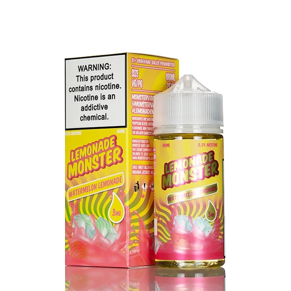 lemonade monster 100ml watermelon lemonade (3mg) 4455 lemonade monster 100ml watermelon lemonade (3mg) 4556