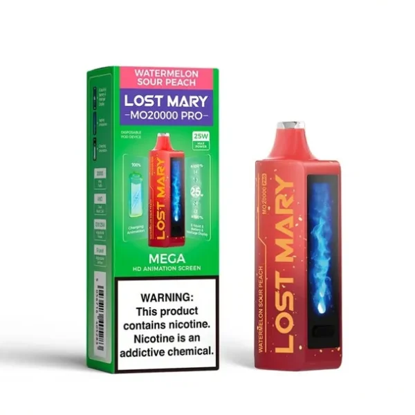 blue razz ice lost mary mo20000 pro disposable lostmarymo20kpro box watermelonsourpeach 800x800 21792