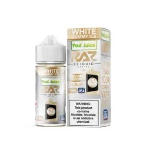 raz x pod juice 100ml white gummy ice (6mg) 3456