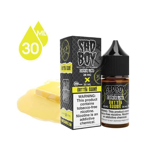 sad boy salt 30ml butter cookie salts 28mg sad boy salt 30ml butter cookie salts (28mg) 5656