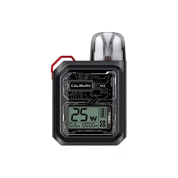 uwell caliburn gk3 25w uwell caliburn gk3 pod kit black