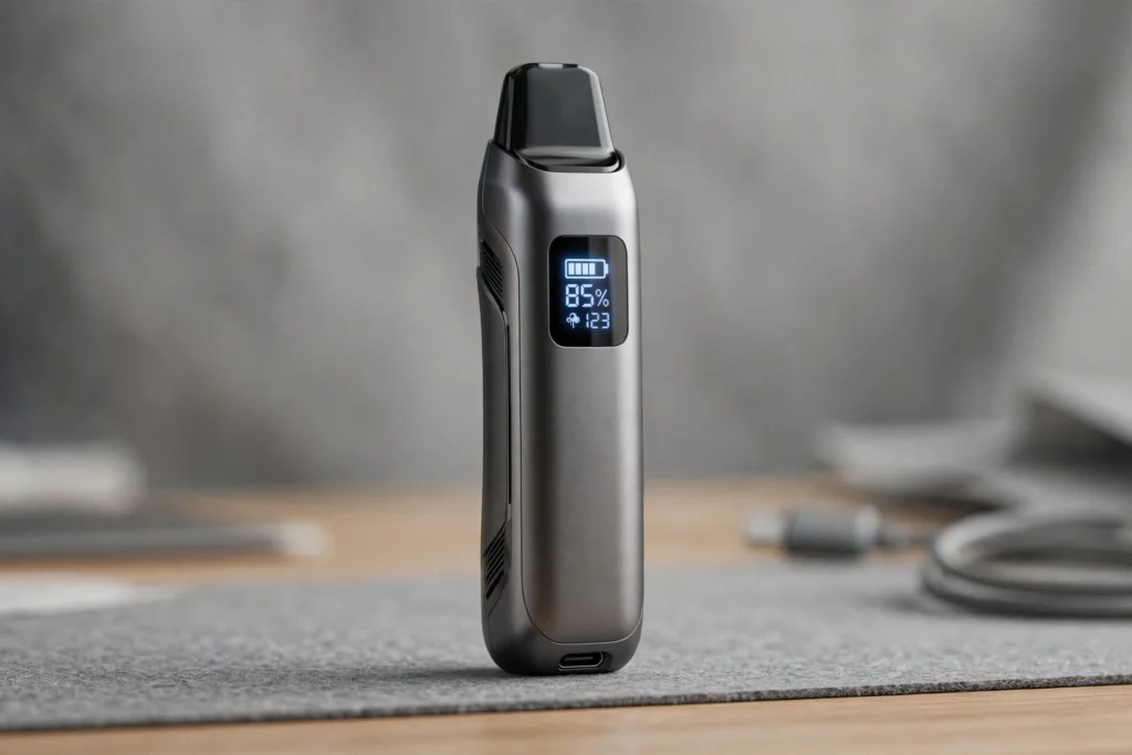 Smart vape device with a digital display for this smart vaping technology guide