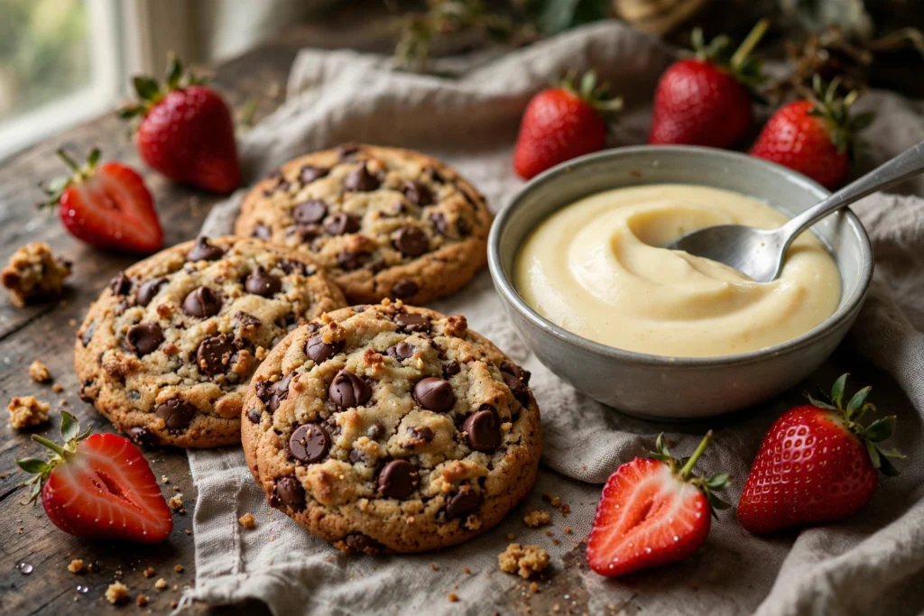 Sadboy e-liquid flavors theme with chocolate chip cookies and vanilla custard dessert