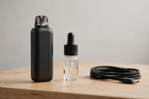 Blogs Smok novo 5 review showing the pod system device after long-term use