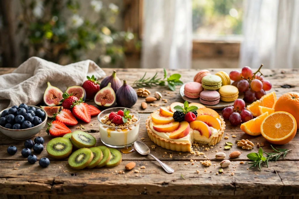 533 Fresh Notes: The Definitive Vape Flavors 2026 Tasting Report Colorful fruit and dessert still life for the vape flavors 2026 tasting report