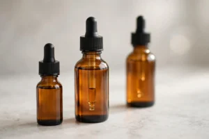 Finest e liquid usa buying guide with premium e-liquid bottles on a counter