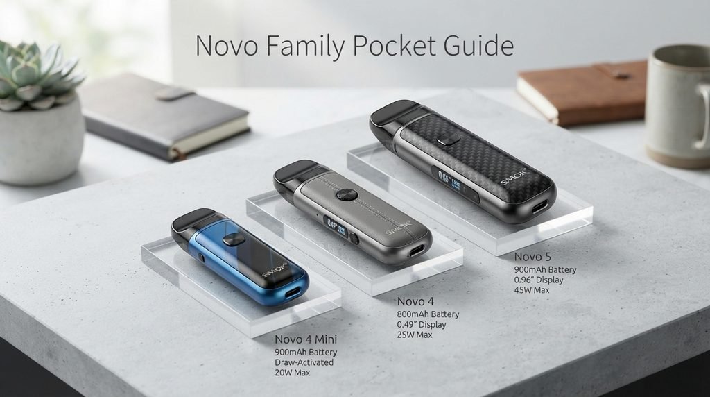 SMOK Novo 5 vs Novo 4: 7 Proven Upgrades and Honest Verdicts SMOK Novo 5 vs Novo 4